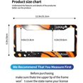 thumbnail image 3 of Orange Camouflage 2 Pcs License Plate Frames, Stainless Steel License Plate Cover, Matte License Plate Holder Car Accessories with Screw Caps (4 Holes), 3 of 7