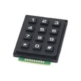 thumbnail image 3 of DYNWAVECA Matrix Keypad Keyboard Modules, MCU Board Matrix Array Switch, Durable Phone Matrix Keypad ,Matrix Membrane Keypad 12 keys 4x3, 3 of 10