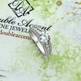 thumbnail image 3 of 14K White Gold 1.25 Carat Round CZ Art Deco Design Wedding Engagement Ring, 3 of 5
