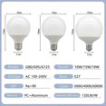 thumbnail image 2 of 1-6 ST E27 LED-lampa 10W 15W 18W AC 220V 110V G80 G95 G120 Energisparande globalt ljus Lampada Ampul, 2 of 5