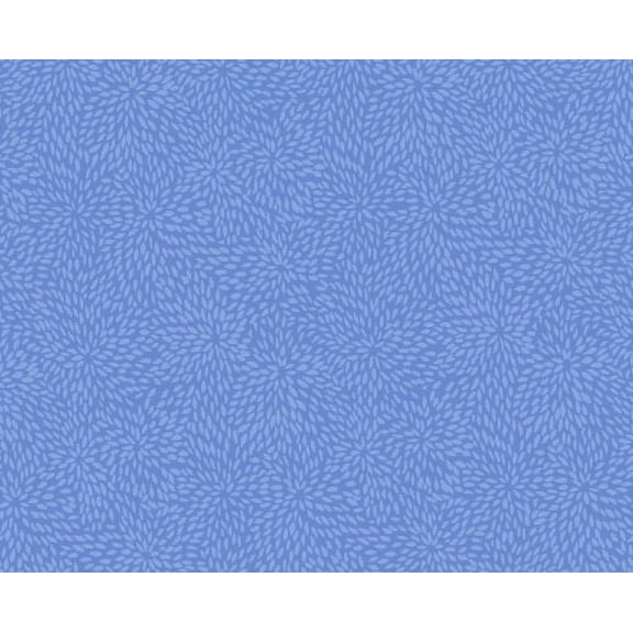 Waverly Inspirations Cotton 18" x 21" Burst Provence Blue Fat Quarter, 1 Piece