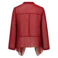 thumbnail image 3 of HBYJLZYG Chiffon Blazer Cardigans Jacket Sweatshirt Cropped Coat, Women Fashion Open Front Light Cardigan Three Quarters Sleeve Loose Thin Coat Tops, 3 of 8