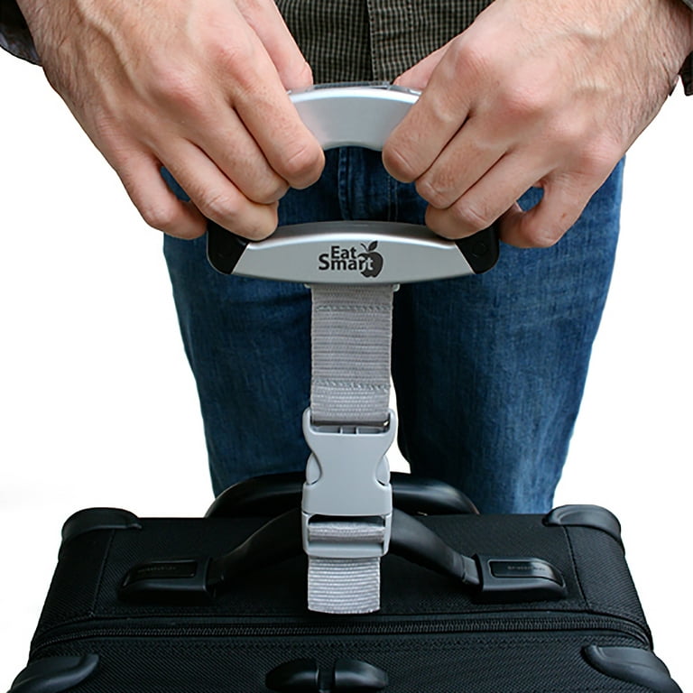 EatSmart Precision Voyager Digital Luggage Scale w/ 110 lb. Capacity &  SmartGrip 