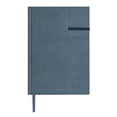 thumbnail image 1 of Libreta de poliéster con 80 hojas, pasta rígida y cubierta suave al tacto azul 14.6 x 21, 1 of 5