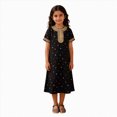thumbnail image 1 of Gubotare Robes pour Enfants Filles Robe en Tulle pour Tout-Petits Fille Été à Volants Sans Manches Robe Décontractée de Mode pour Bébé Fille 2T 3T (Noir,2-3 Ans), 1 of 8