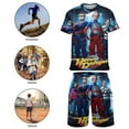 thumbnail image 4 of Henry Danger Boys Short Sleeve T-Shirt And Shorts Outfit Set Activewear Mesh Short Set for Kids, 4 of 7