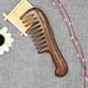 thumbnail image 2 of 4X Peine de Dientes Anchos de SáNdalo Peine de Madera de Dientes Gruesos PortáTil de Pelo Rizado Herramienta de Masaje Capilar Gruesa, 2 of 5