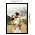 thumbnail image 5 of Americanflat 12x18 Poster Frame with Polished Plexiglass Streamline Collection Thin Border Wall - Black, 5 of 6