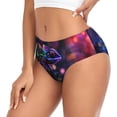 thumbnail image 2 of Balery Glowing Chameleon Fantasy Art Ropa Interior de Algodón para Mujer con Dibujo – Braguitas Cómodas y Elásticas, Estilo Clásico-Large, 2 of 6