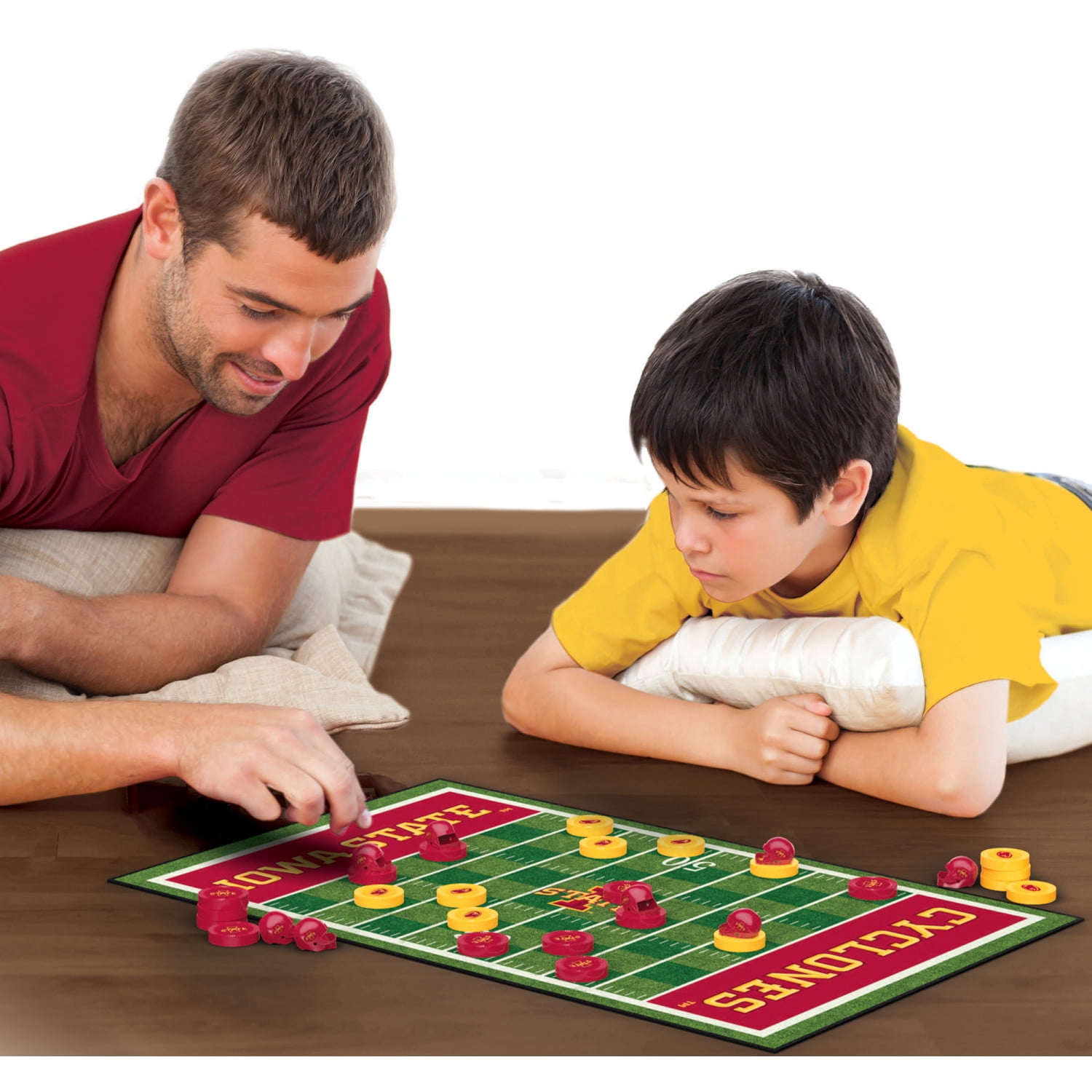 MasterPieces Officially licensed NCAA Iowa State Cyclones Checkers Board Game for Families and Kids ages 6 and Up