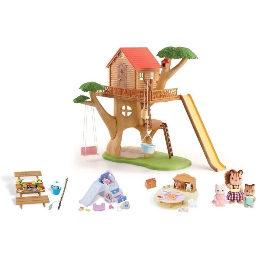 Calico Critters Adventure Treehouse Gift Set - Walmart.com - Walmart.com