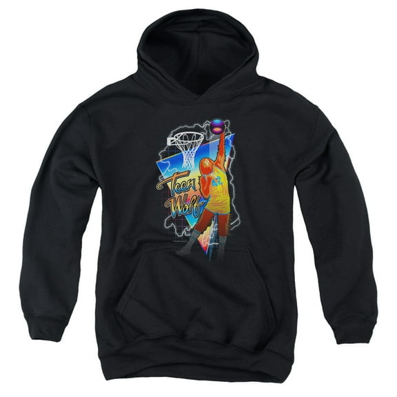 Teen Wolf - Electric Wolf - Youth Hooded Sweatshirt - X-Large