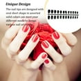 thumbnail image 4 of Nail Art Delicate Removable Artificial Tips Extension Fingernails Fashion Nails Round Gel Wraps Manicure Tools Decoration for Girls Type 29, 4 of 6