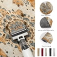 thumbnail image 5 of 3.3ft Round Rug Burnt Orange Boho Area Rugs for Living Room Bedroom Washable Non Slip Circle Rug Low Pile Southwestern Ethnic Geometric Indoor Floor Carpet for Kitchen Entryway Office Dining Room, 5 of 9