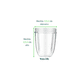 thumbnail image 3 of Kit De 3 Vasos Para Nutribullet 18 Oz Nutribullet 600 y 900 w, 3 of 3