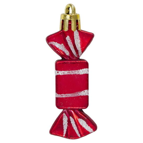 Northlight 8ct Red and White Peppermint Shatterproof Christmas Ornaments 2.25"