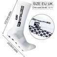 thumbnail image 4 of 6 Pairs Grip Soccer Socks for Men Anti Slip Athletic Socks Non-Slip Sports Football Basketball Socks with Grip Pads, 4 of 6