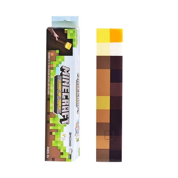 LAMPARA DE ANTORCHA MINECRAFT RECARGABLE