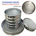 thumbnail image 3 of 20cm Chrome Mesh Sieve for Sample Inspection 4 Mesh and 600 Mesh Stainless Steel Test Sieve for Laboratory and Industrial Use, 3 of 4