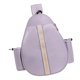 thumbnail image 1 of Bolso de la raqueta de tenis bolsa de carro de transporte ligero con soporte de botella de agua organizador de cremallera suave mochila de Púrpura, 1 of 8