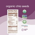 thumbnail image 2 of Nutiva Organic Premium Raw Black Chia Seeds, 12 Oz, USDA Organic, Non-GMO, Whole 30 Approved, Vegan, Gluten-Free & Keto, Nutrient-Dense Seeds with 3g Protein & 5g Fiber for Salads, Yogurt & Smoothies, 2 of 6