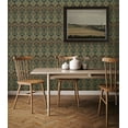 thumbnail image 5 of NextWall Aegean Blue & Clay Deco Dragonfly Peel and Stick Wallpaper, 5 of 7