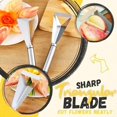 thumbnail image 5 of Cuchillo para tallar frutas - Decoración de platos de bricolaje, Cuchillo de frutas de acero inoxidable Chef Plato de frutas Herramienta para tallar alimentos, Herramienta profesional de decoración de JFHHH pequeña, 5 of 5