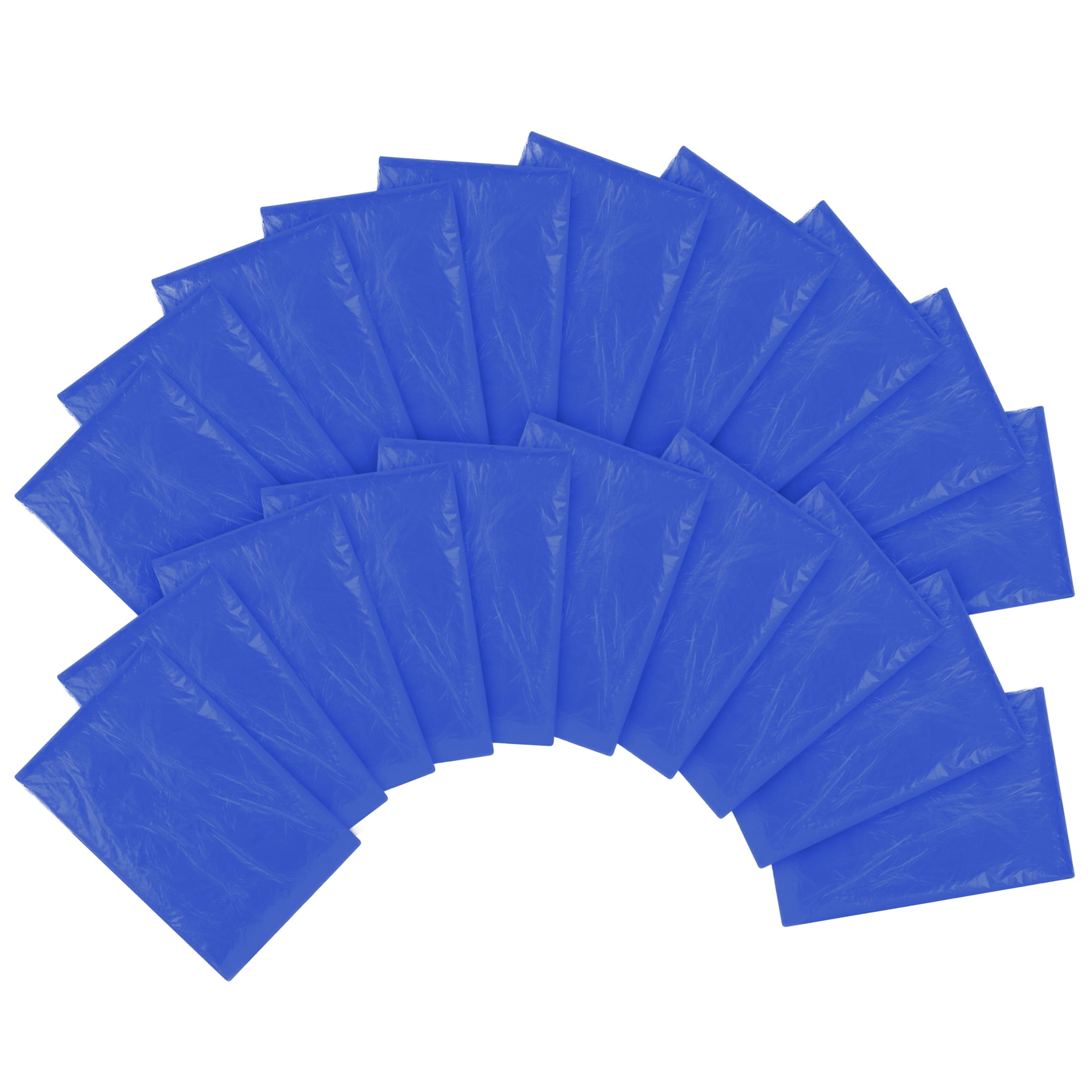 Ozark Trail Emergency Rain Ponchos, Blue, 100 Count