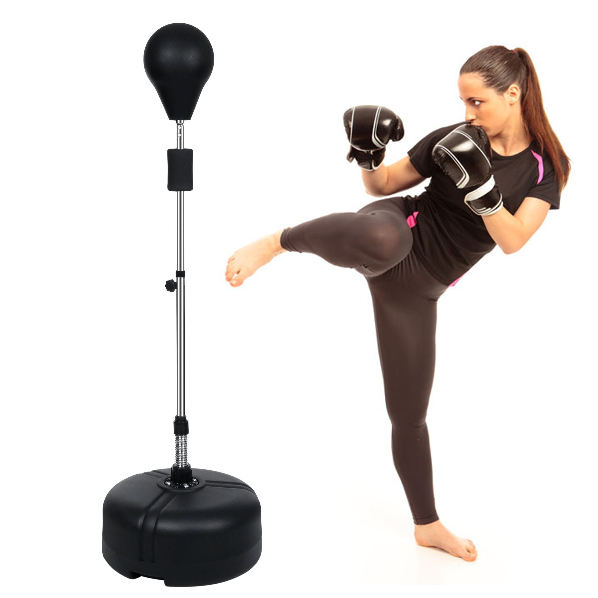 Adjustable Boxing Punching Speed Ball Set Free Standing Speed Ball Bag Boxing Training by
