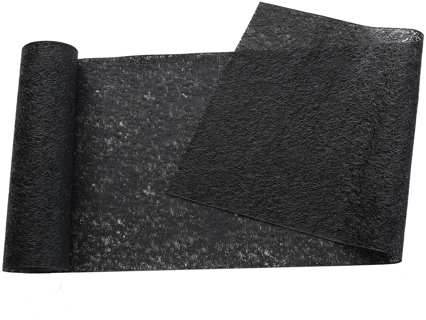 Thymat Pressed Vinyl Roll DIY Placemats Table Runner Hollow Out Design, 13”× 216” (6 yrds