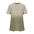 thumbnail image 4 of Women's T-Shirts Sevevn Women's Round Neck Fashionable Casual Short Sleeved Spring/Summer Top Lightweight Tops, 4 of 5