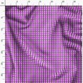thumbnail image 3 of Soimoi Moss Georgette Fabric Gingham Check Print Fabric by Yard 42 Inch Wide, 3 of 5