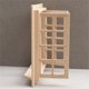 thumbnail image 5 of Multipurpose Miniature Sturdy Wood Window Panel Accessory for Dollhouses Decoration Portable for 1 12 Scale Models, 5 of 5