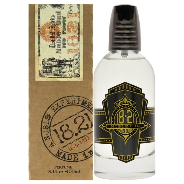 Destilados - Noble Oud de 18.21 Man Made for Men - Perfume en aerosol de 3,4 oz 18.21 Man Made Spray de perfume 3.4 oz