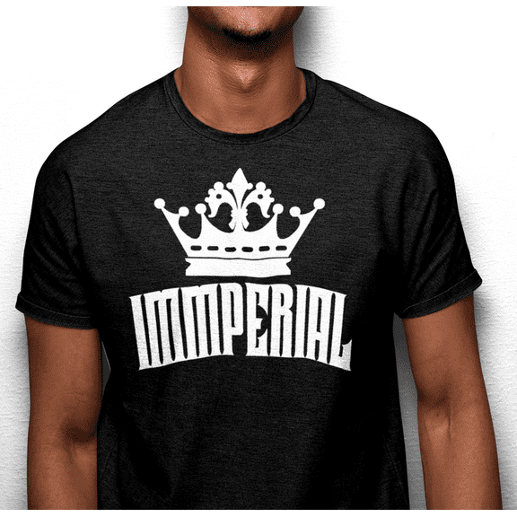 Immperial Wear King Crown Solid Color T-shirt