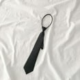 thumbnail image 2 of HLONK Zipper Tie For Men‘s Black Navy Red Wine Red, 2 of 9