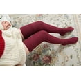 thumbnail image 3 of Women Thigh High Socks Black Over the Knee Leg Warmer Girls Tall Long Stockings, 1 Pack, 3 of 5