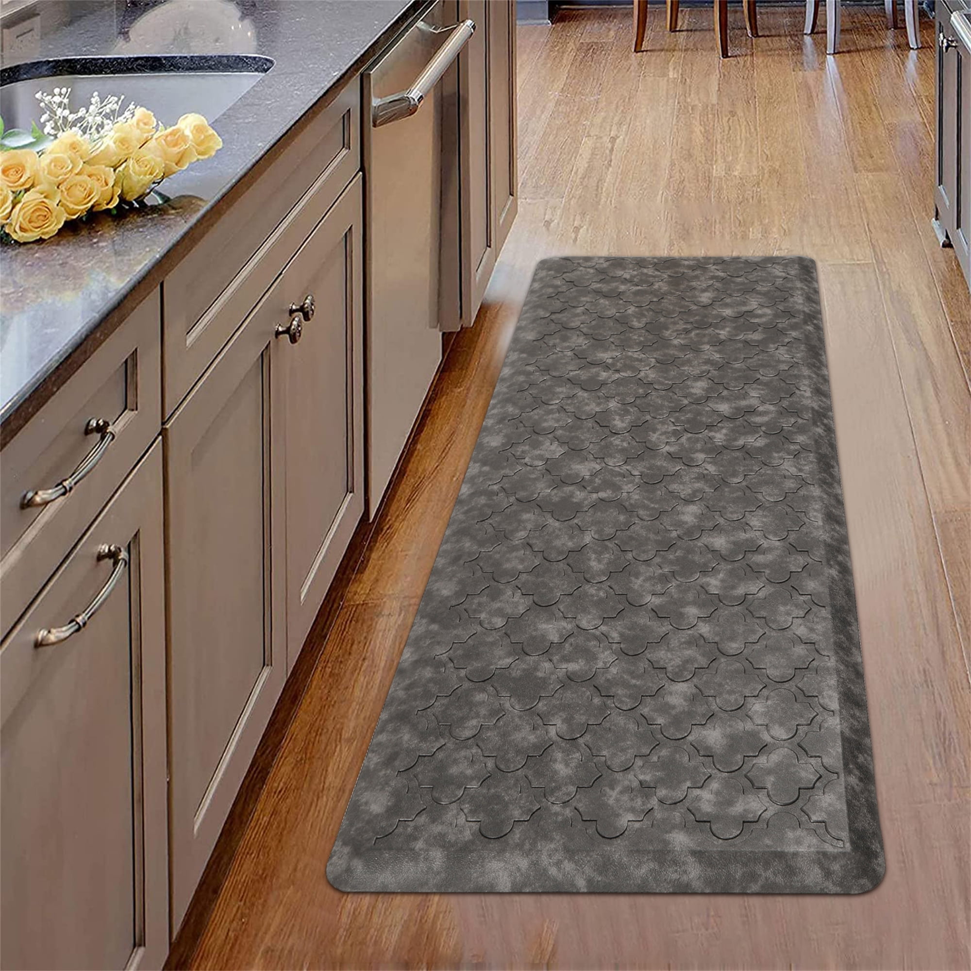 Pauwer Anti Fatigue Kitchen Runner Rug Waterproof NonSlip Thick