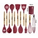 thumbnail image 2 of Utensilios De Cocina Para Reposteria Kit De 12 Piezas De Silicona Uso Profesional Fasilyt Xtellar Vino, 2 of 3