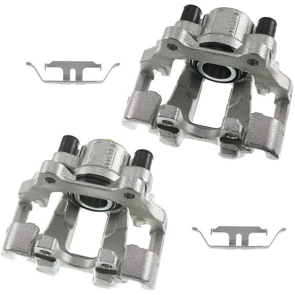 A-Premium Brake Caliper Assembly Compatible with BMW 228i 230i 320i 328d 328i 330e 330i 428i 430i 2013-2018 Rear Left and Right 2-PC