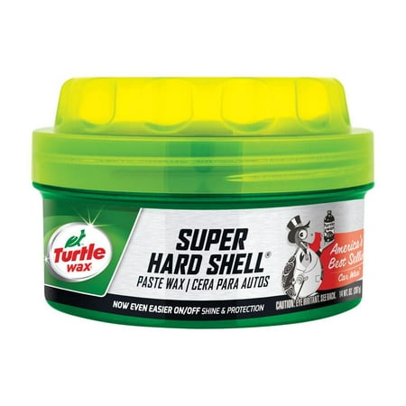 1PK Turtle Wax Super Hard Shell Finish Auto Wax 14 oz.