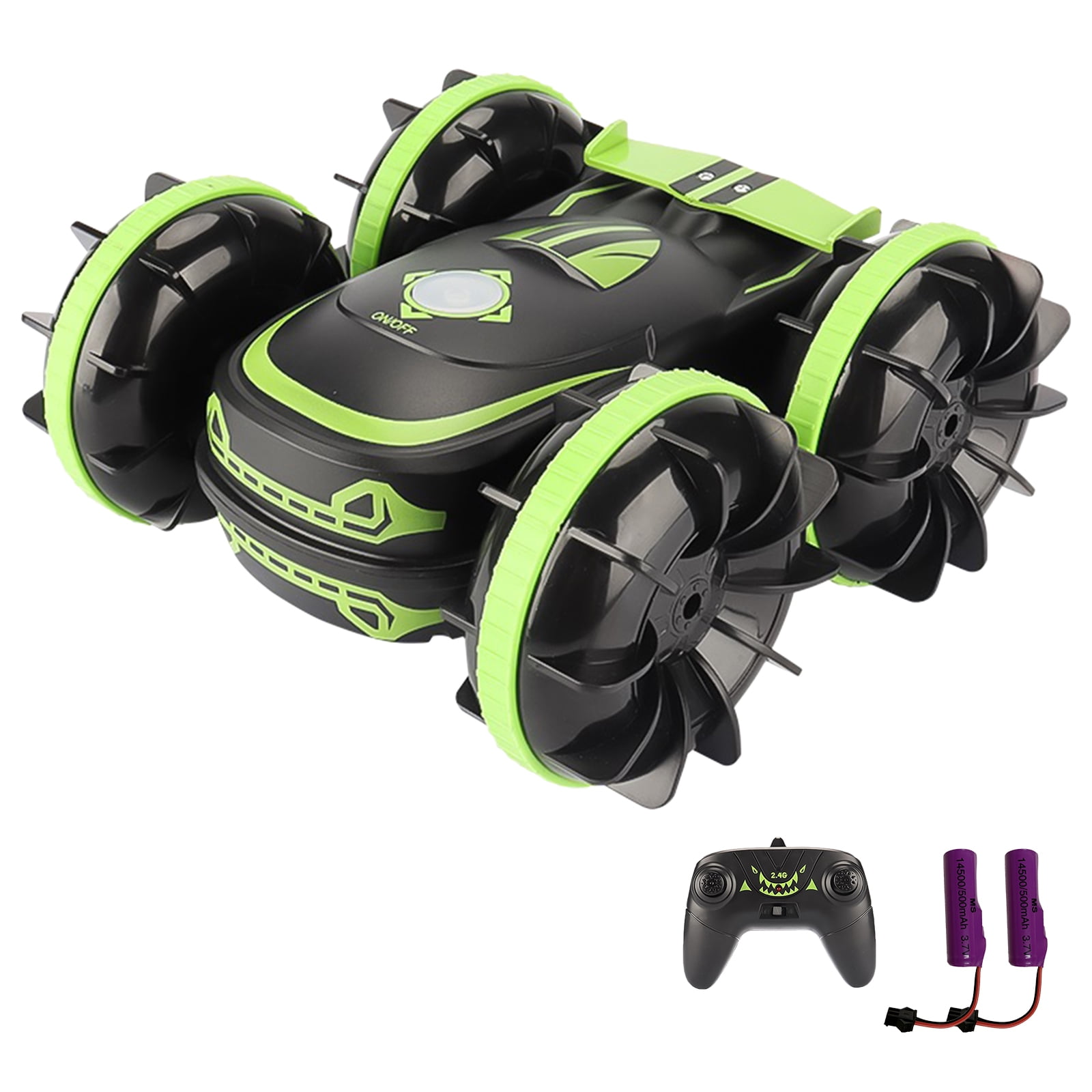 Remote Control Car Boat Toy for Kids, 4WD Amphibious RC Vehicle, 2.4GHz