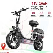 Electric Scooter with Seat, 700W Electric Scooter for Adults&Teens,30 Miles 25mph Foldable Commuter Ebike, Adjustable EScooter with Box