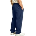 thumbnail image 5 of Dagugfen Boys Sweatpants Fleece Thermal Elastic Waist Loose Fitted Full Length Pants Outdoor Activewear Fall Winter Pants(11-12YearsNavy), 5 of 8