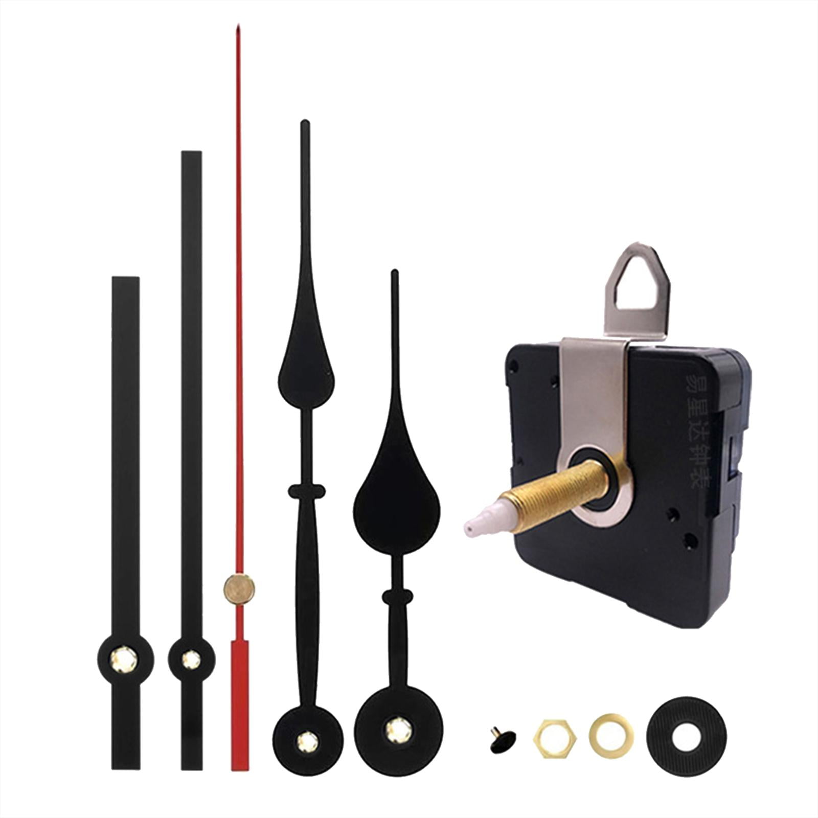 Wall Clock Mechanism Set Replace DIY Long Shaft Silent Clock Mechanism Hands Style B
