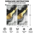 thumbnail image 2 of Blackout Kids Curtains,Black White and Gold Marble Childrens Insulated Curtains Set Of 2,Bedroom Essentials,Toddler Room Decor 42x84in(106x213cm), 2 of 4