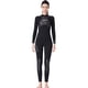 thumbnail image 2 of Toystoory Trajes de neopreno DiveSail, traje de buceo, pantalones de manga larga ultrafinos, mono de una pieza para mantener el calor, pieles de Deportes acuáticos Mujer/Negro XXL, 2 of 6