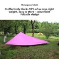 thumbnail image 4 of Toystoory 98 bloque protector solar pantalla al aire libre sol sombra dosel jardín Patio toldo Kits de desorden para acampar Rosado 3x3x3M Toystoory OD001794-03B, 4 of 6