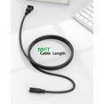 thumbnail image 4 of 10 ft Printer Power Cord Cable Fit for HP OfficeJet Pro, Envy, DeskJet Series Printers 2 Prong Replacement - (ETL Listed Cable), 4 of 7