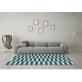 thumbnail image 3 of Ahgly Company Indoor Rectangle Oriental Light Blue Traditional Area Rugs, 2' x 5', 3 of 4